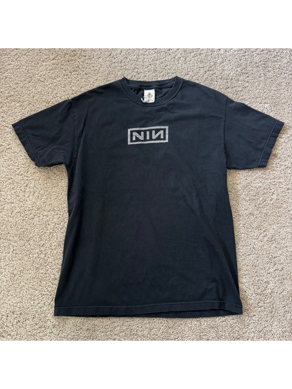 Vintage 2006 Nine Inch Nails Live With Teeth Concert T-Shirt Size L Faded